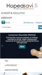 Mobile Screenshot of hopeasavi.fi